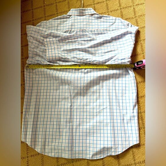 Vineyard Vines Whale Shirt pastel gingham check button down Shirt L - Picture 7 of 7